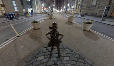 Fearless Girl versus Charging Bull 3D Model virtual field trip thumbnail