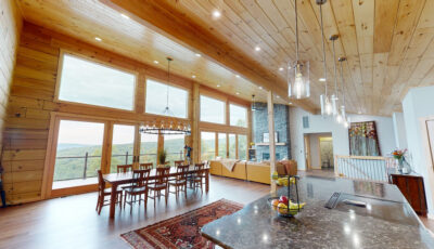 Modern Escape Log Home