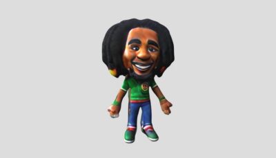 Bob Marley Bobblehead 3D Model virtual field trip thumbnail